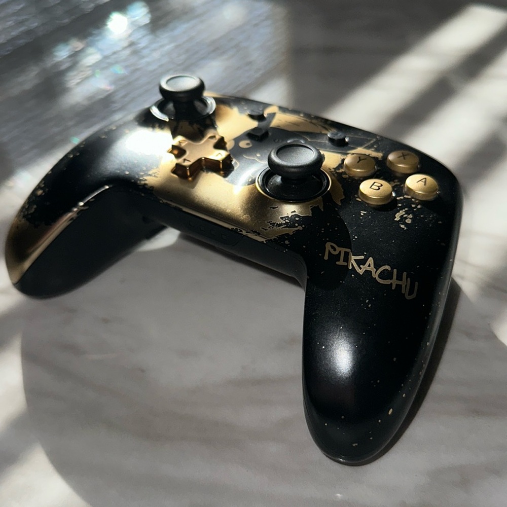 Lightly used nintendo switch controller.